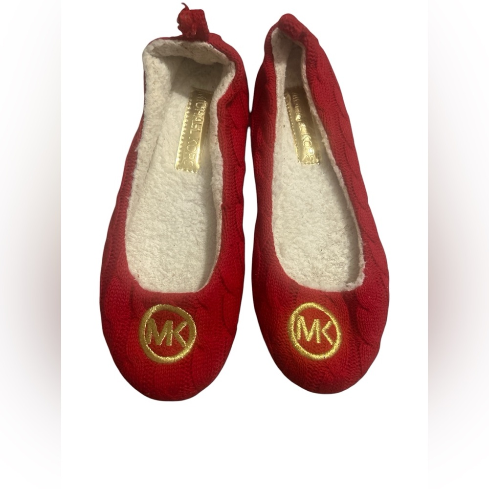 Michael Kors Red Ballet Flats - Picture 1 of 4